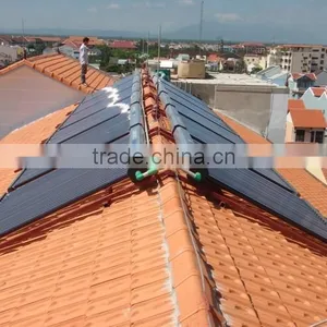 Vacuum Tube Collectors Solar Hot Water Heating System U Pipe thumbnail-1