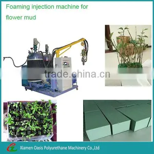 Self-cleaning pu Injection Foaming Machine for Flower Mud thumbnail-1