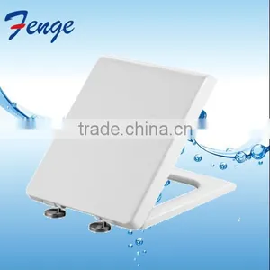High Quality Square Family Toilet Seat With Stainless Steel Hinge thumbnail-1