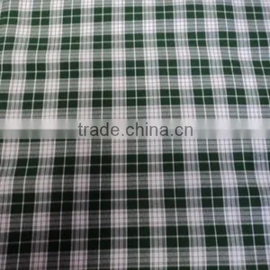 Dark Green Plaids Fabric thumbnail-1