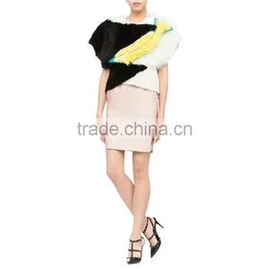 Top Fashion Women's Multicolor 100% Sheep Full Skin Jacket thumbnail-1