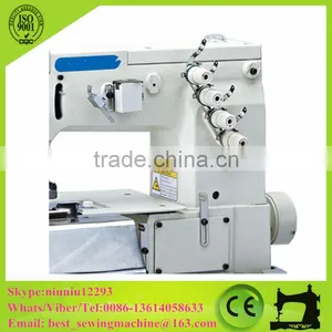 Double Needle Flat-bed Making Belt Loop Sewing Machine With Front Fabric Butter(the Width of Belt Loop)CS-2001C thumbnail-3