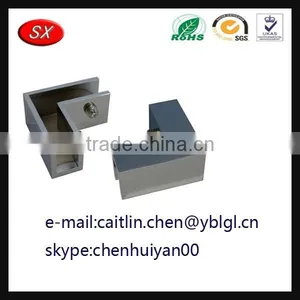 90 Degree Square Shape Stainless Steel Window Glass Bracket Clamp Clips thumbnail-1