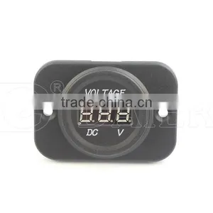 Marine Waterproof 12V-24V Car Cigarette Lighter Voltmeter Power Outlet Socket thumbnail-2