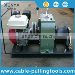Stringing Equipment 3 Ton Portable Gasoline Engine Powered Winch thumbnail-1