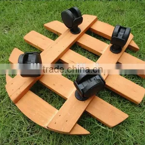 High Quality Wooden Flower Pot Stands /wooden Plant Dolly Stands thumbnail-1