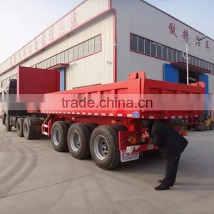 2016 Low Price 80 Ton Side Wall Semi Trailer / Cargo Semi Trailer for Sale thumbnail-4