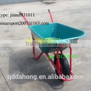 85L Wheelbarrow With Green Plastic Tray for Garden Use thumbnail-2
