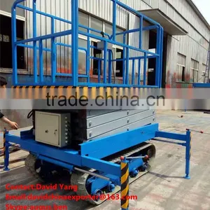 Electronic Control Full Rubber Track Scissor Lifter Platform in Stock thumbnail-3