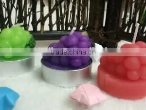 3PK FRUIT GRAPE CANDLE thumbnail-1