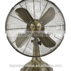 Honeyhouse Brand 16" Table Fan Desk Fan Metal Brass High End Fan to Worldwide Looking for Distributor Elegant Strong Wind thumbnail-1