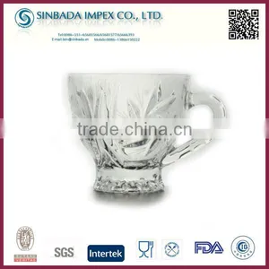 2015 New Glass Cup With Handle Manufacturer, Thick Stem Wine Glass thumbnail-1