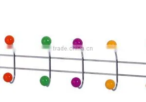 Store More Multi Hooks Durable Metal Wire Ceramic Bead Door Hook thumbnail-2