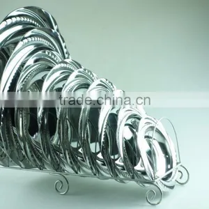 Best Selling Products Multi Size Stainless Steel Plates Dishes, Round Plate Design thumbnail-6