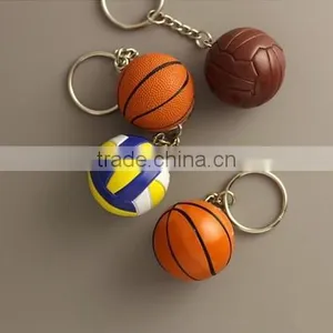 3D Mini Ball Shape Custom Keychain thumbnail-3