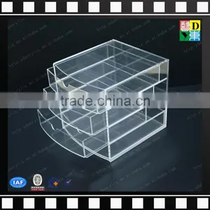 2016 Latest Plexiglass Cosmetic Box/ PMMA Acrylic Makeup Multi Storage Case thumbnail-2