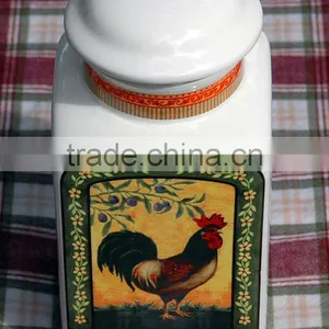 Canister, Ceramic Canister, Canister With Iron Seal thumbnail-2