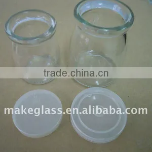 Small Glass Bottle for Pudding thumbnail-1