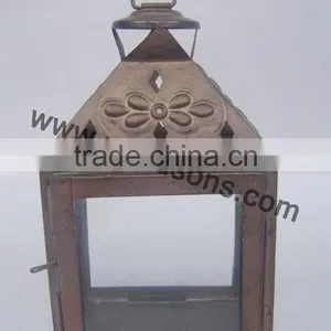 Cheap Antique Metal Lantern,wedding Candle Holders Lantern thumbnail-1