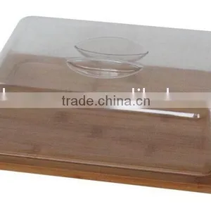 Bamboo Cheese Dome thumbnail-1