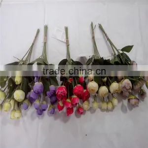 Making Flower Silk Rose Artificial Rose Mini Artificial Silk Flowers thumbnail-3