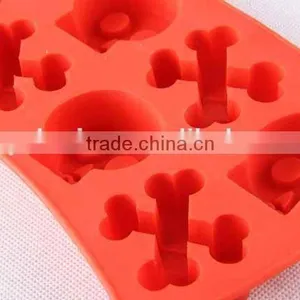 Skull Design Silicone Ice Cube Mold Creative Silicone Ice Cube Tray thumbnail-2