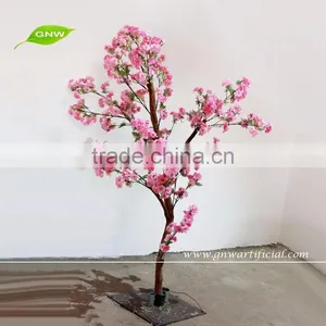 GNW BLS037 Limegreen Silk Cherry Blossom Trees Artificial Flower Wedding Tree thumbnail-4