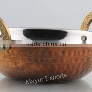 Stainless Steel Copper Serving Dish thumbnail-1