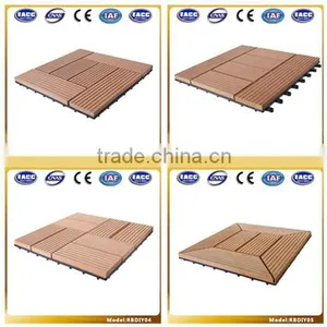 Waterproof Wpc DIY Floor Tiles, Non-slip Interlocking Floor Tiles, Wpc Interlocking Plastic Base Deck thumbnail-4