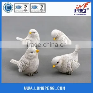 Newest White Polyresin Bird Garden Decoration thumbnail-1