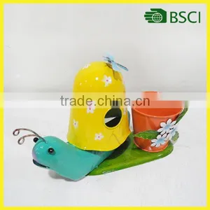 Fujian Wholesale Crafts Coated Planter Metal Made Garden Flower Pots thumbnail-1