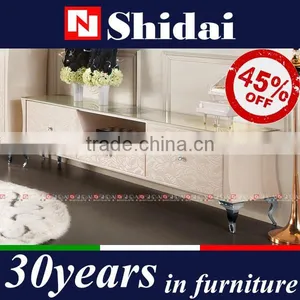 Glass Top Cheap Price in High Quality tv Stand Withstorage LV-E803 thumbnail-2
