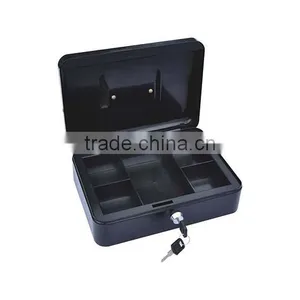 451512 Money Safe Deposit Box Metal Home Security Key Cash Coin Box thumbnail-2
