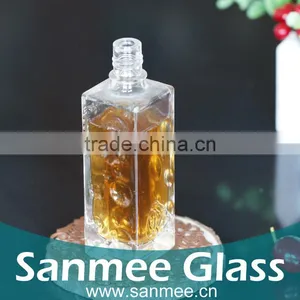 Supplies Cheap Glass Bottles 81ml Transparent Glass Bottle For Perfume thumbnail-1