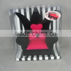 Fashion Jewelry Box (sf-024-2) Red and Black Clothes Queen Chair thumbnail-1