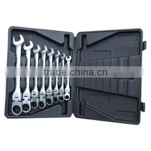 8Pcs Combination Rachet Wrench Set thumbnail-1