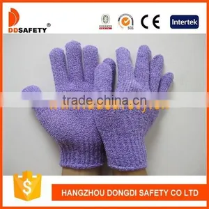 DDSAFETY Violet Nylon Polyester Shower Hloves Safety Gloves thumbnail-1