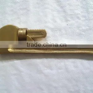 Bohai Brand Tools Non-sparking 8'' (200mm)pipe Wrench American Type thumbnail-1
