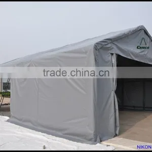 Hot Sale Fabric Warehouse Tent , Hoticultural Storage Shelter, Metal Frame Fabric Building thumbnail-2