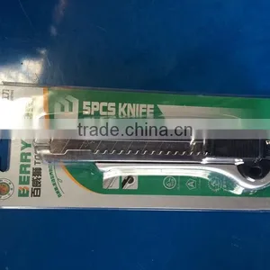 BERRYLION A-alloy 18mm SK5 5pcs Blade ABS Cutter Utility Knife With High Quality thumbnail-5