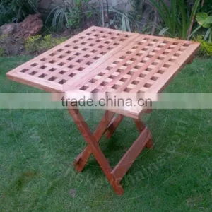 Wooden Picnic Table - Folding thumbnail-3