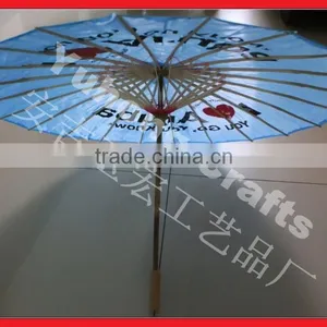 Anji Factory Colorful Chinese Bamboo Silk Umbrella Wholesale thumbnail-2