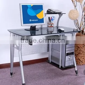 2015 Simple Executive Glass Office Table Metal Office Table With Glass Top thumbnail-1