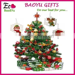 Fashion Christmas Snowman Deer Snowflakes Christmas Tree Ornament Cheap Christmas Tree Decoration thumbnail-1