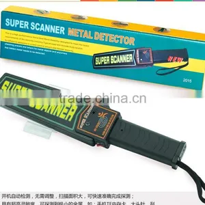 Super Body Scanner Hand Held Metal Detectors / Superwand Handy Detectors With Led Lights thumbnail-6
