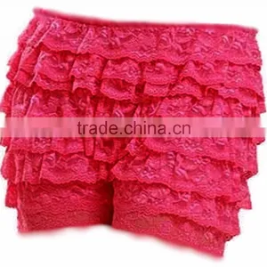 High Quality Women Fashion 8 Layers Lace Frilly Ruffle Knicker Sexy Underwear Shorts Hot Pants Safety Skirt thumbnail-4