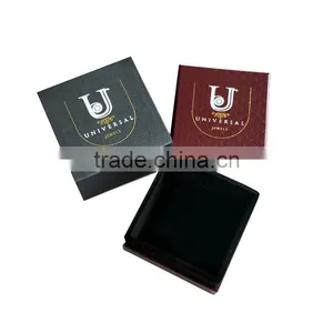 Hot Selling Custom Cardboard Velvet Jewelry Packaging Ring Box thumbnail-2