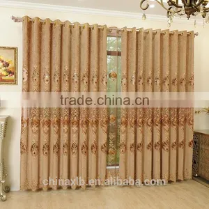 TOP ONE Curtain Factory First -class Quality Creative Designs Jacquard Sheer Blackout Embroidery Curtain thumbnail-4