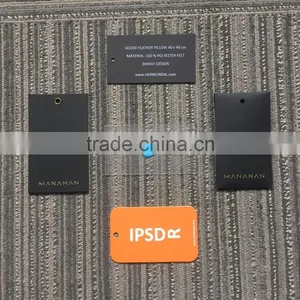 2017 Custom Factory Direct Wholesale High Quality Clothing Hang Tags thumbnail-3