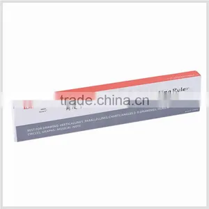 Transparent Plastic Multi-Purpose Rolling Ruler With Protractor For Scaling thumbnail-2